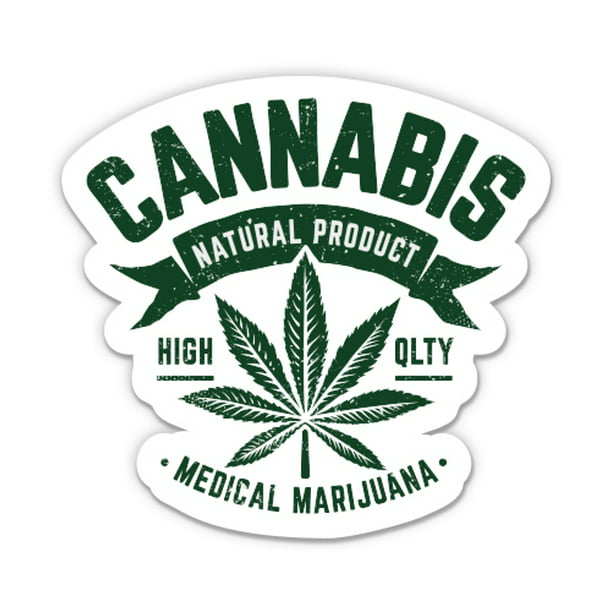 12 Weed Marijuana Cannabis Vinyl Stickers
